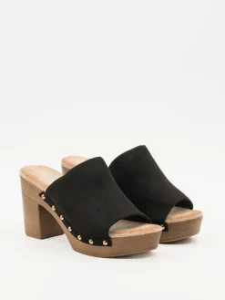 Pantoletten in Schwarz