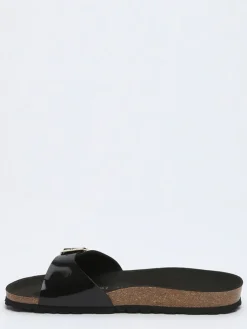 Pantoletten in Schwarz