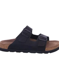 Pantoletten in schwarz