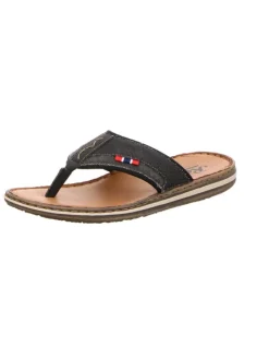 Pantoletten in schwarz/anthrazit