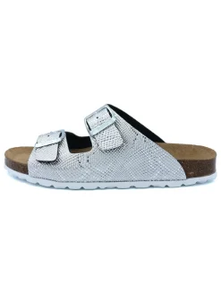 Pantoletten in Silber