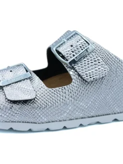 Pantoletten in Silber