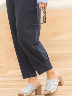 Pantoletten in Silber