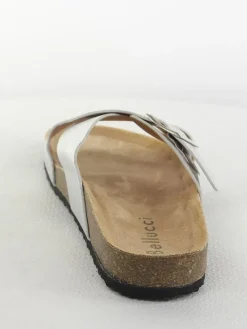 Pantoletten in Silber