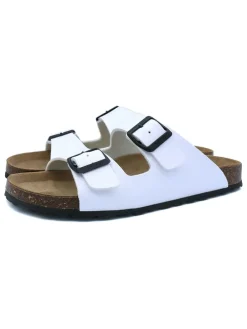 Pantoletten in Weiß