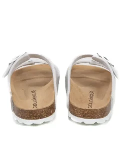 Pantoletten in Weiß