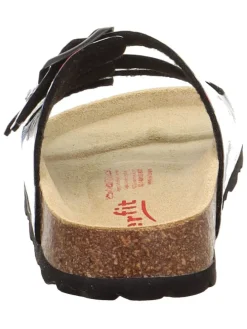 Pantoletten in Weiß/ Bunt