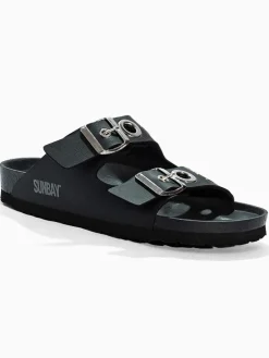 Pantoletten "Jane" in Schwarz