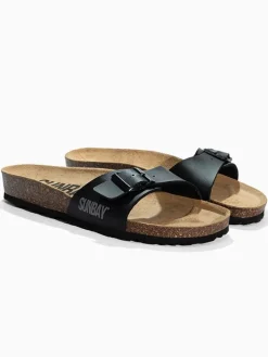 Pantoletten "Jasmin" in Schwarz