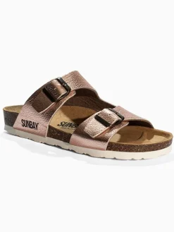 Pantoletten "Lulally" in Roségold