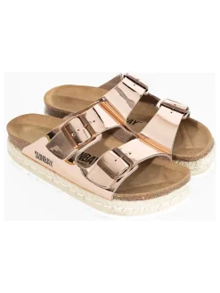 Pantoletten "Orange" in Roségold