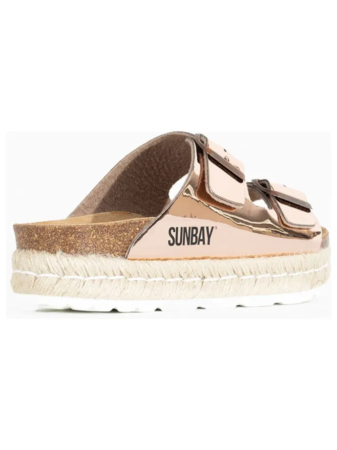 Pantoletten "Orange" in Roségold