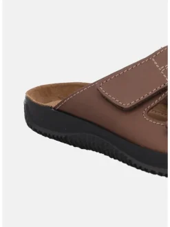 Pantoletten Soltau in Mocca