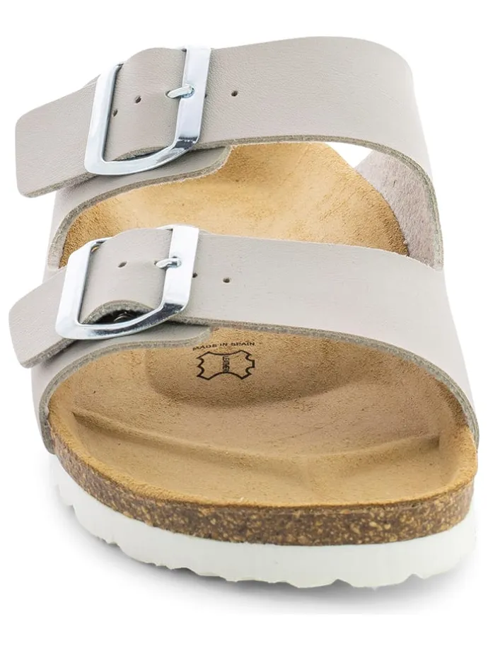 Pantoletten "Trefle" in Grau