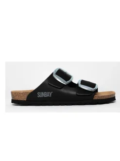 Pantoletten "Trefle" in Schwarz