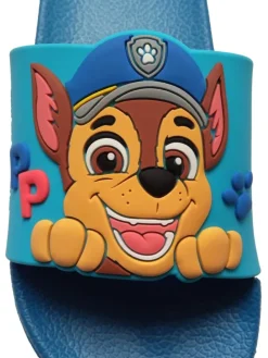 Paw Patrol Badelatschen Chase und Marshall Badeschlappen Badesandalen in blau