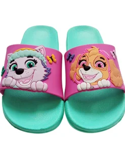 Paw Patrol Badelatschen Skye und Everest Badeschlappen Badesandalen in türkis