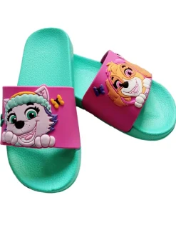 Paw Patrol Badelatschen Skye und Everest Badeschlappen Badesandalen in türkis