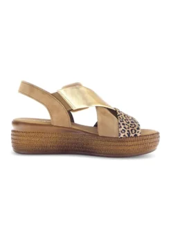 Plateau Sandalen in braun