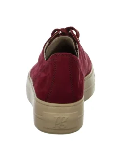 Plateau Schnürschuhe in Rot