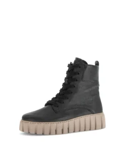 Plateau Stiefeletten in schwarz