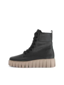 Plateau Stiefeletten in schwarz