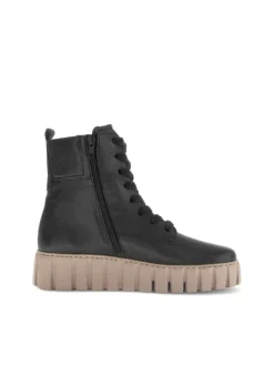 Plateau Stiefeletten in schwarz