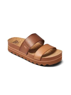 Plateaupantoletten "Cushion Vista" in Hellbraun