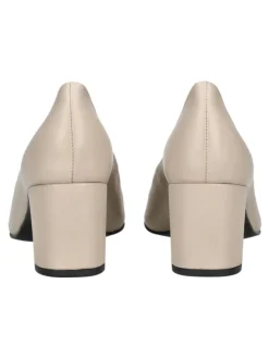 Pumps in Beige/Schwarz