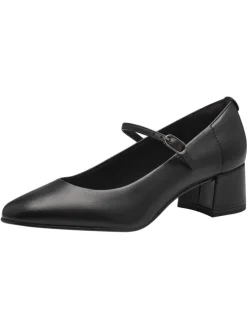 Pumps in BLACK LEATHER