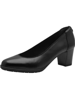 Pumps in BLACK LEATHER