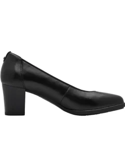 Pumps in BLACK LEATHER