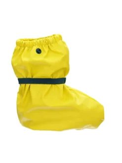 Regenfüßlinge mit Fleece-Futter in Gelb