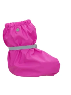 Regenfüßlinge mit Fleece-Futter in Neonpink