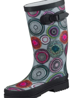 Regenstiefel Anja in schwarz/multi