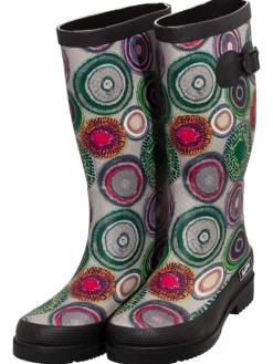 Regenstiefel Anja in schwarz/multi