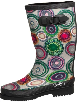 Regenstiefel Anja in schwarz/multi