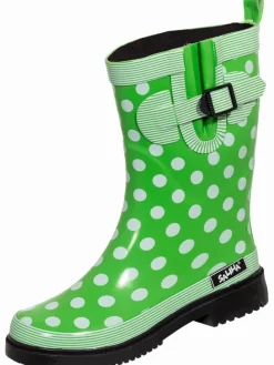 Regenstiefel Dorin-K in hellgrün/multi