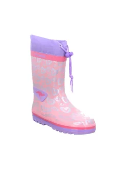 Regenstiefel Gefüttert in rosa