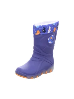 Regenstiefel Gefüttert in blau