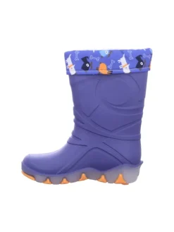 Regenstiefel Gefüttert in blau