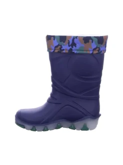 Regenstiefel Gefüttert in blau