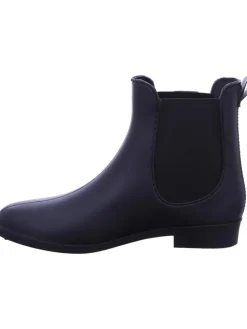 Regenstiefel Gefüttert in schwarz