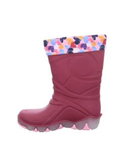 Regenstiefel Gefüttert in rot