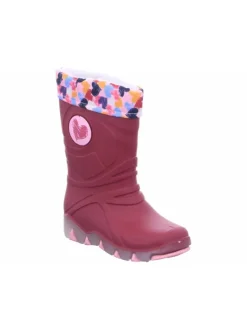 Regenstiefel Gefüttert in rot