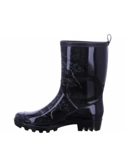 Regenstiefel Gefüttert in schwarz