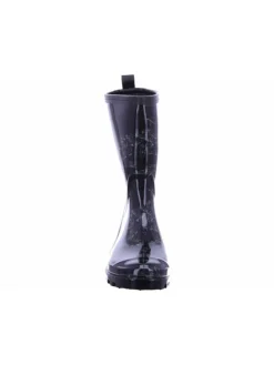 Regenstiefel Gefüttert in schwarz