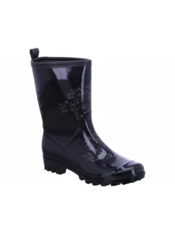 Regenstiefel Gefüttert in schwarz