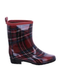 Regenstiefel Gefüttert in rot