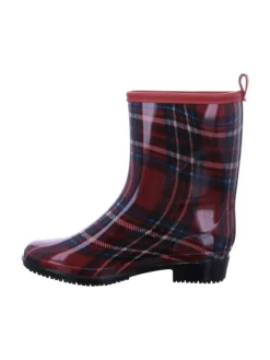 Regenstiefel Gefüttert in rot